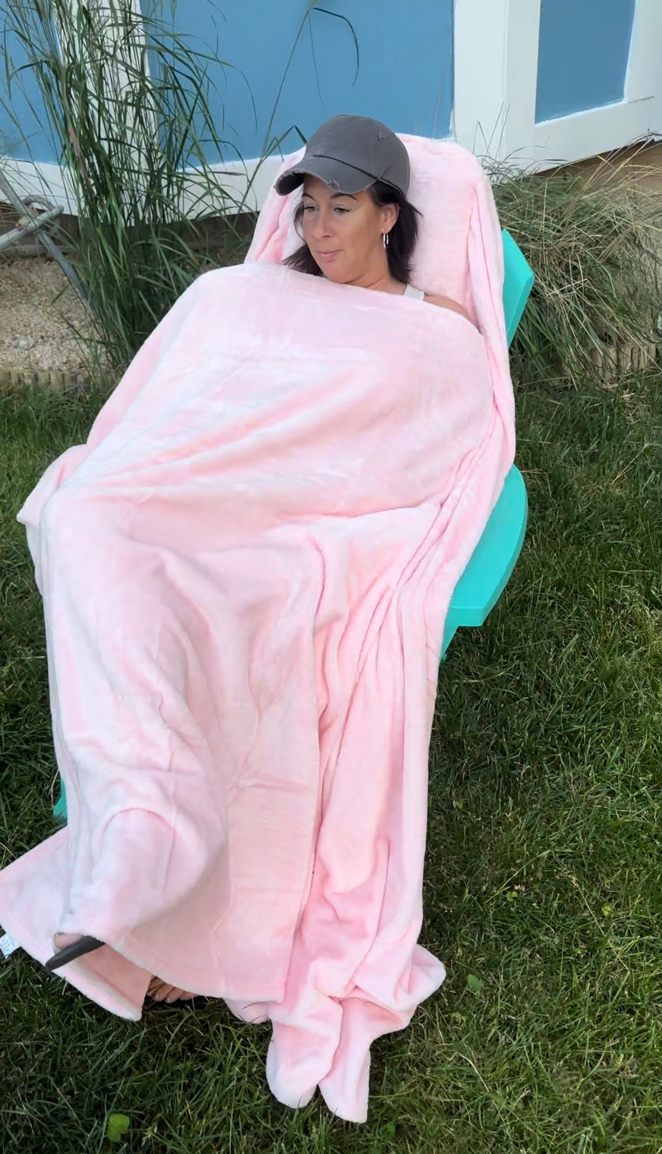 My bestie blanket light pink